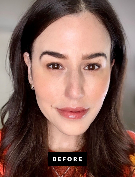 Marci Robin before applying mascara