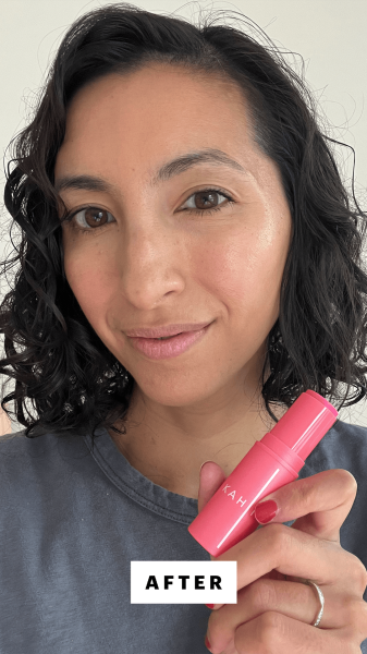 Pai after applying the Kahi Kisstin Balm